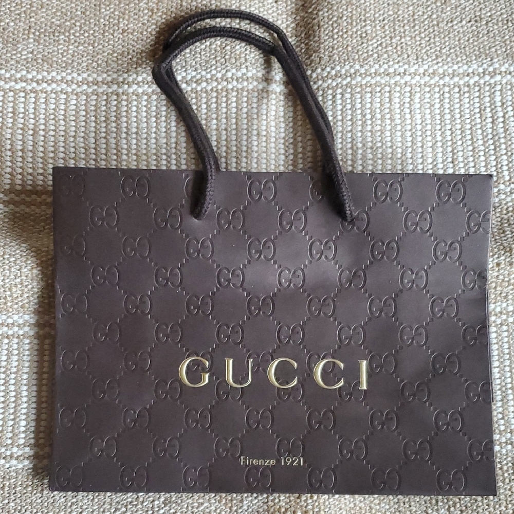 Gucci Brown Monogram Shopping Bag